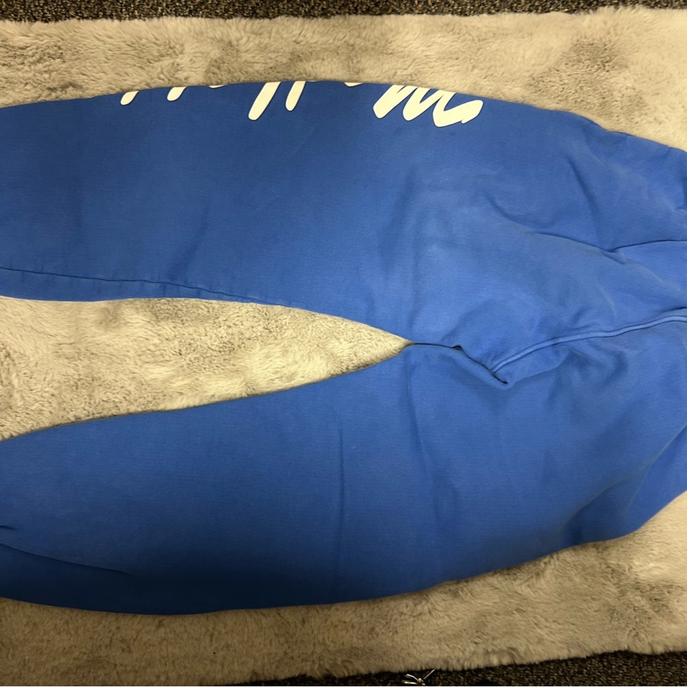 MADHAPPY BLUE SWEATPANTS W RAINBOW - Picture 6 of 6